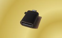 Adaptér, redukce USB - microUSB OTG - černý