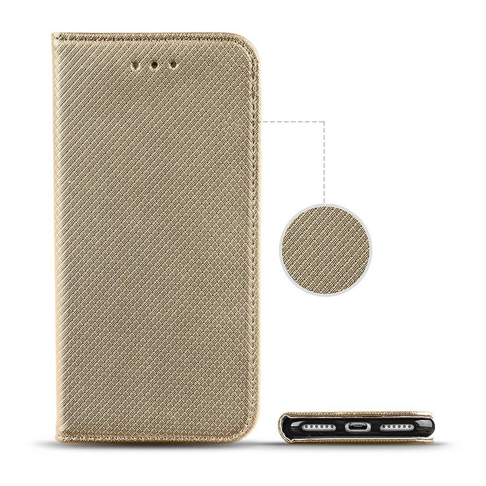 Pouzdro Sligo Smart na Samsung M52 5G - Power Magnet - zlaté Sligo Case