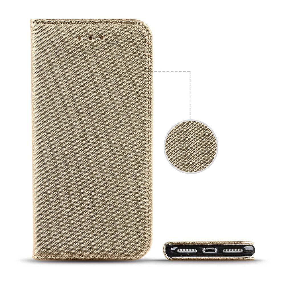 Pouzdro Sligo Smart pro Samsung A12 / M12 - Magnet - zlaté Sligo Case