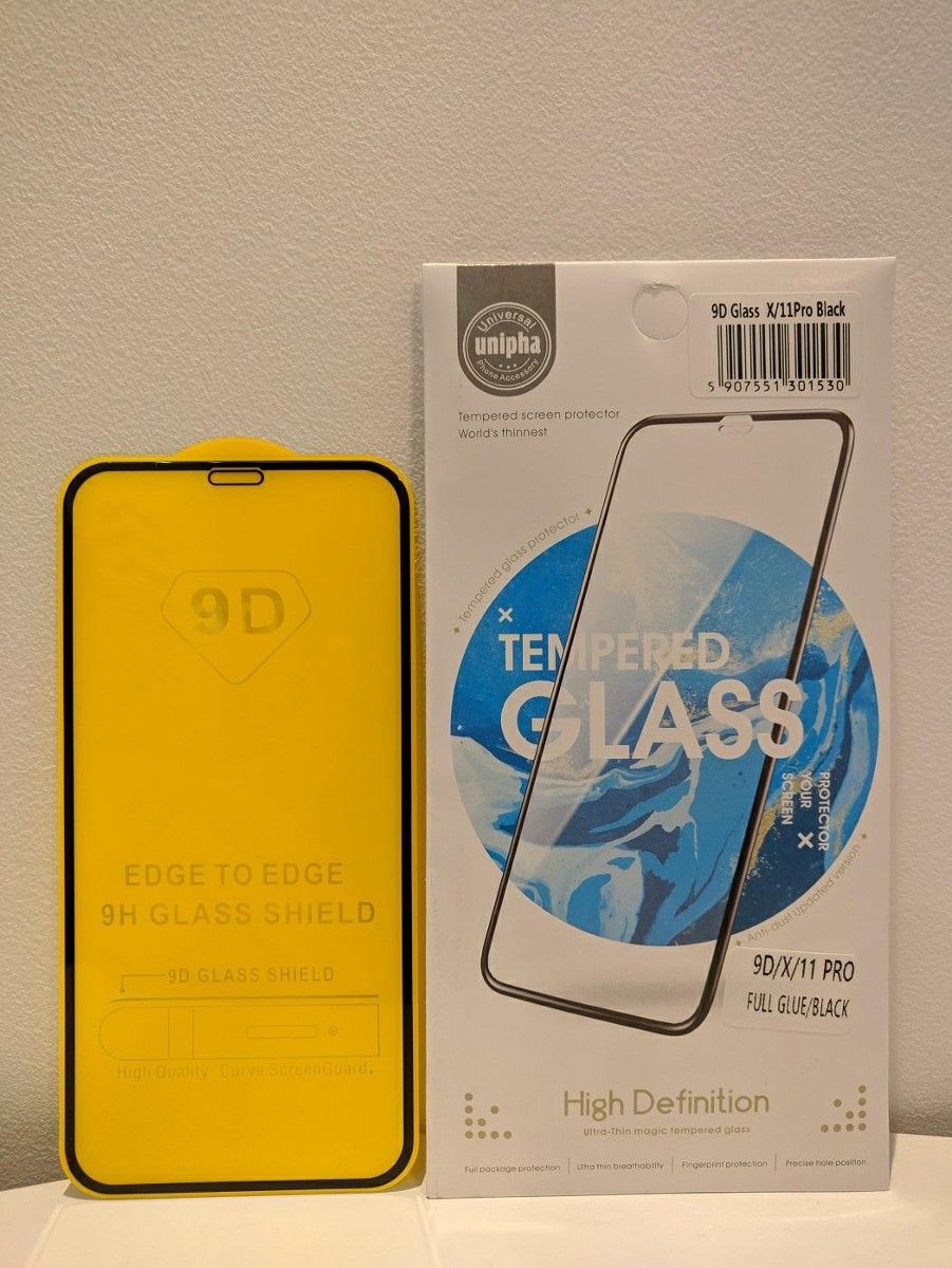Unipha 9D tvrzené sklo pro Samsung A52 / A52 5G - černé