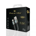 PrestiCo USB kabel T10  Type C - 3.1A - černý