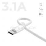 PrestiCo USB kabel T5 Type-C/Type-C PD - bílá