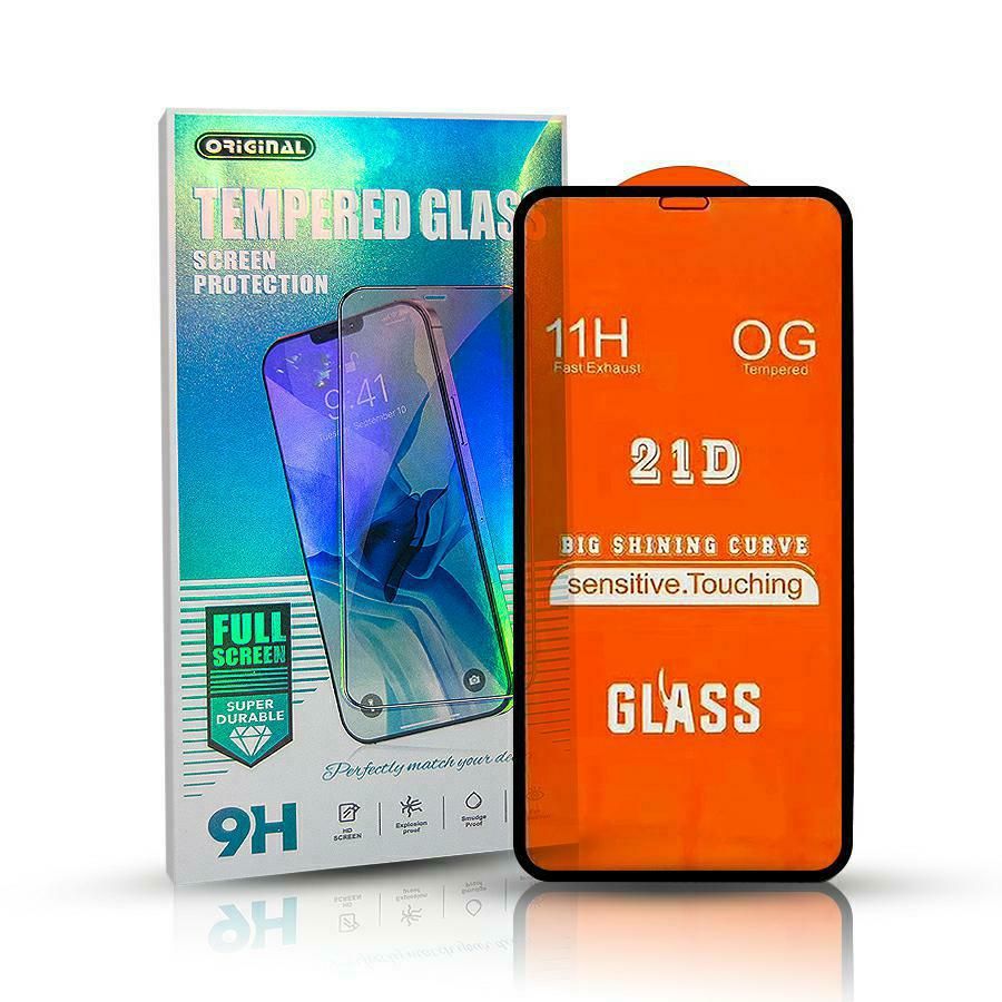 Tempered Glass sklo pro Moto E30 - černé