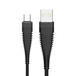 Armor USB kabel type C 2A - 2m - černý
