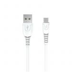 Kabel USB micro USB - DIM M56 - 6A - bílý