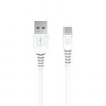 Kabel USB type C - DIM M58 - 6A - bílý