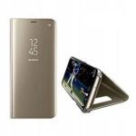 Pouzdro Sligo na Samsung A42 - Clear View - zlaté