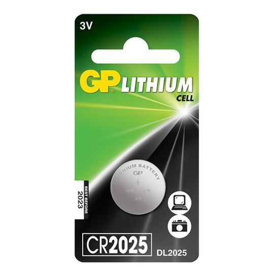 Baterie​ lithiová​ GP​ 3V​ CR2025​ 1​ kus