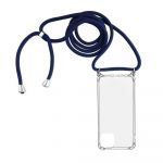 Pouzdro Rope Case na iPhone 13 6.1" na krk - modré Jelly Case