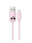 Kabel KX1 USB microUSB - HOCO - růžový