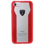 Pouzdro Jelly Case na iPhone 7/8/SE 2020 - Lamborghini - červené