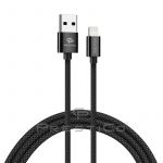PrestiCo USB kabel D30L​ USB / Lightning - 2A​ 3m - černý