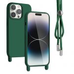 Pouzdro Rope Case na Samsung A15​ 4G / 5G na krk - zelené Jelly Case