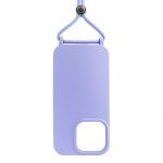 Pouzdro Rope Case na Samsung S23​ FE na krk - fialové Jelly Case
